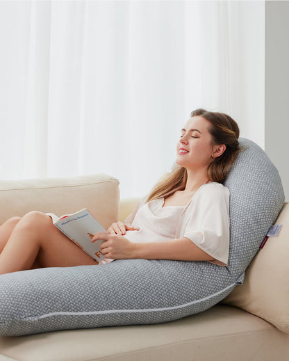 Adjustable Pregnancy Pillow with Wedge Cushion for Maternity Comfort and Support