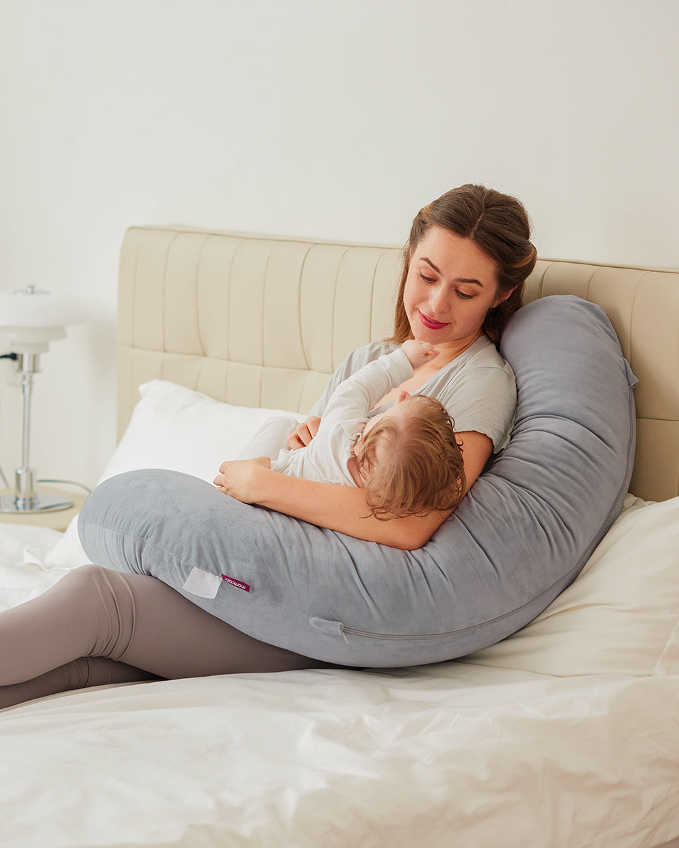 Adjustable Pregnancy Pillow with Wedge Cushion for Maternity Comfort and Support