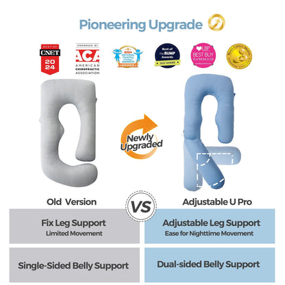 Pregnancy Pillow for Comfort and Support - Body Pillow for Sleep