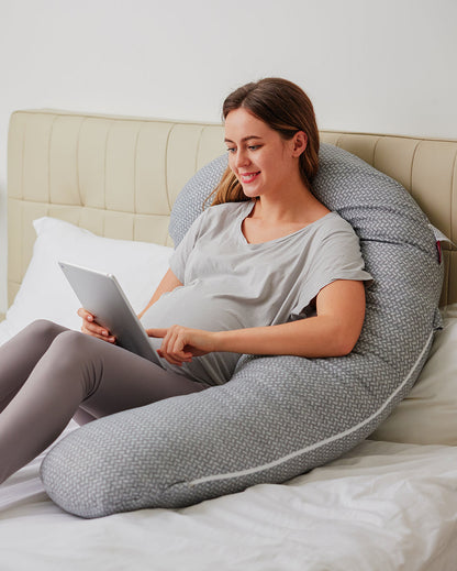 Adjustable Pregnancy Pillow with Wedge Cushion for Maternity Comfort and Support