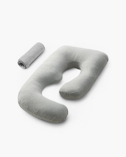 Pregnancy Pillow with Cooling Cover for Comfort and Support During Sleep