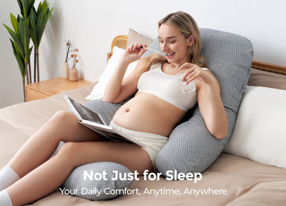 Pregnancy Pillow for Comfort and Support - Body Pillow for Sleep