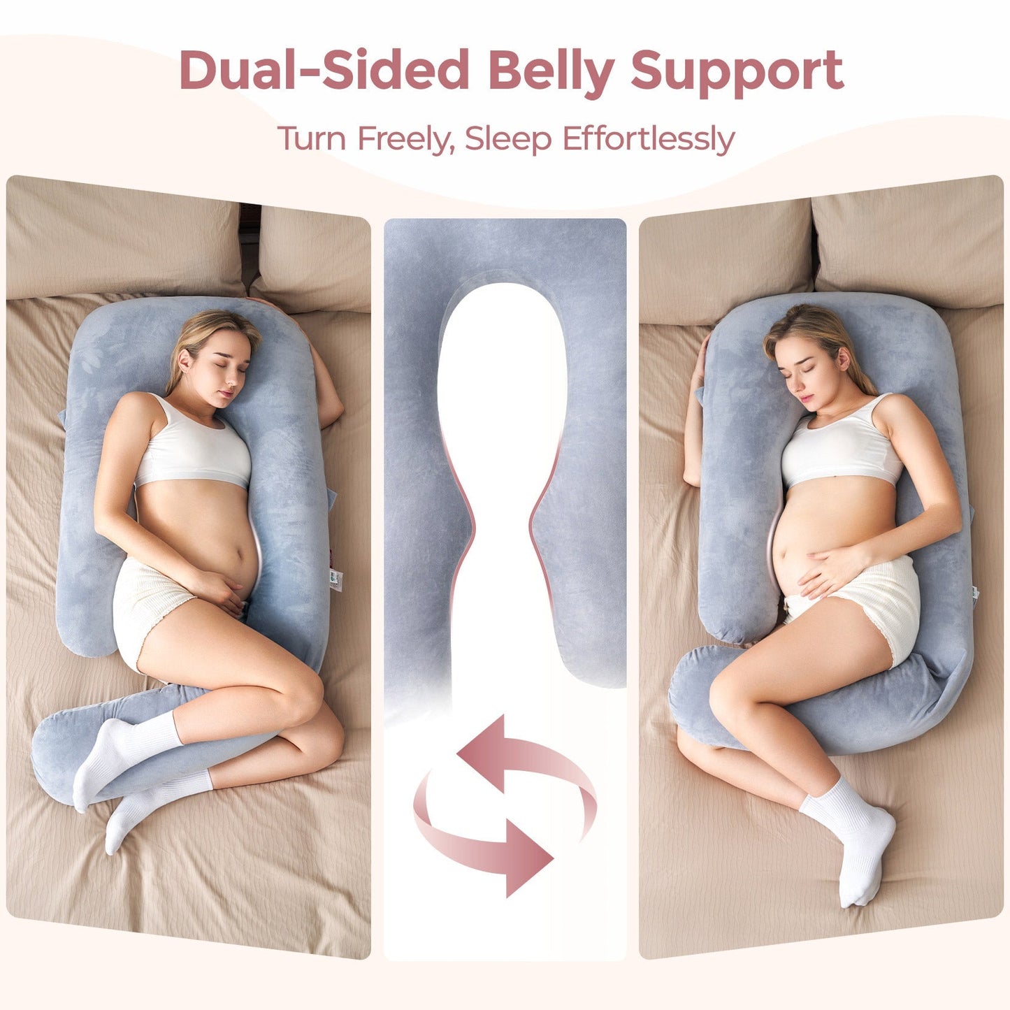 Pregnancy Pillow for Comfort and Support - Body Pillow for Sleep
