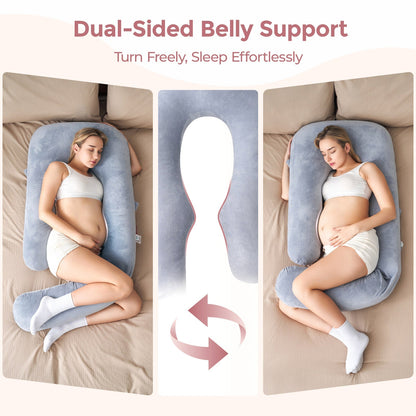 Pregnancy Pillow for Comfort and Support - Body Pillow for Sleep