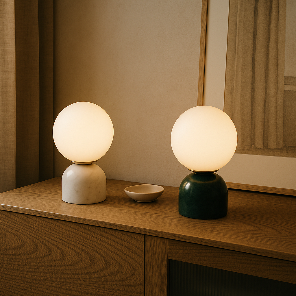 Contemporary Minimalist Bedside Lamp - Chic Table Lighting for Home