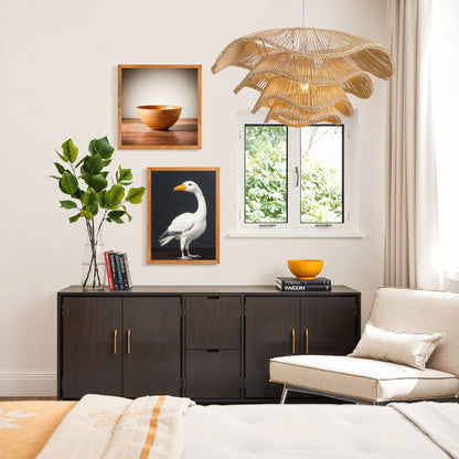 Multi-Tiered Rattan Ceiling Light Pendant Lamp for Home Décor