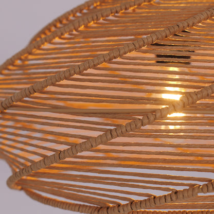 Spiral Rattan Ceiling Light for Bedroom, Dining Room, and Bar